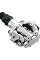SHIMANO πεντάλ - MTB M520 SPD - ασημένιο