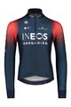 BIORACER χειμερινές μακρυμάνικες φανέλες - INEOS GRENADIERS '22 - μπλε/κόκκινο