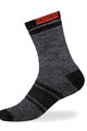 BIOTEX κάλτσες κλασικές - CALORE MERINO - γκρί/μαύρο