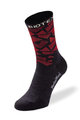 BIOTEX κάλτσες κλασικές - MERINO - κόκκινο/μαύρο