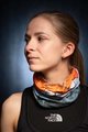 BUFF μαντήλι λαιμού - ECOSTRETCH RYSY - γκρί/πορτοκαλί/πράσινο