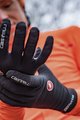 CASTELLI γάντια με μακριά δάχτυλα - PERFETTO RoS - μαύρο