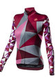 CASTELLI χειμερινές μακρυμάνικες φανέλες - TRIANGOLO MID LADY W - ροζ/γκρί