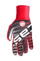 CASTELLI γάντια με μακριά δάχτυλα - DILUVIO C - κόκκινο