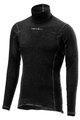 CASTELLI μακρυμάνικα μπλουζάκια - FLANDERS WARM NECK - μαύρο