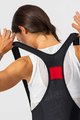 CASTELLI μακριά παντελόνια με τιράντες - VELOCISSIMA LADY WNT - μαύρο