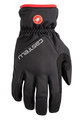CASTELLI γάντια με μακριά δάχτυλα - ENTRATA THERMAL WNT - μαύρο