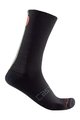 CASTELLI κάλτσες κλασικές - RACING STRIPE - μαύρο
