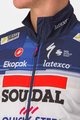 CASTELLI γιλέκα - SOUDAL QUICK-STEP 23 - λευκό/μπλε