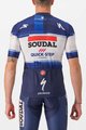 CASTELLI κοντομάνικες φανέλα - SOUDAL QUICK-STEP 23 - λευκό/μπλε