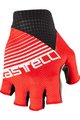 CASTELLI γάντια με κοντά δάχτυλο - COMPETIZIONE - κόκκινο