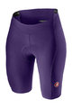 CASTELLI κοντά παντελόνια χωρίς ιμάντες - VELOCISSIMA 2 LADY - μωβ