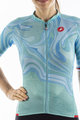 CASTELLI κοντομάνικες φανέλα - CLIMBER'S 2.0 LADY - τιρκουάζ/μπλε