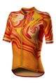 CASTELLI κοντομάνικες φανέλα - CLIMBER'S 2.0 LADY - κίτρινο/πορτοκαλί