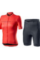CASTELLI κοντή φανέλα και κοντό παντελόνι - GRADIENT LADY II - μπλε/ροζ
