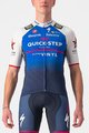 CASTELLI κοντομάνικες φανέλα - QUICK-STEP 2022 COMPETIZIONE - μπλε/λευκό