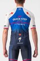 CASTELLI κοντομάνικες φανέλα - QUICK-STEP 2022 COMPETIZIONE - μπλε/λευκό