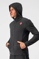 CASTELLI φούτερ - MILANO FZ FLEECE - μαύρο