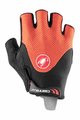 CASTELLI γάντια με κοντά δάχτυλο - ARENBERG GEL - μαύρο/κόκκινο