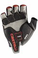 CASTELLI γάντια με κοντά δάχτυλο - ARENBERG GEL - μαύρο/κόκκινο