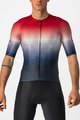 CASTELLI κοντομάνικες φανέλα - AERO RACE 6.0 - κόκκινο/λευκό/μπλε