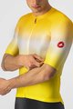 CASTELLI κοντομάνικες φανέλα - AERO RACE 6.0 - κίτρινο/λευκό