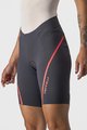 CASTELLI κοντά παντελόνια χωρίς ιμάντες - VELOCISSIMA 3 LADY - γκρί/ασημένιο/ροζ