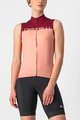 CASTELLI κοντή φανέλα και κοντό παντελόνι - VELOCISSIMA LADY - μπορντό/ροζ/μαύρο