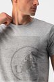CASTELLI κοντομάνικα μπλουζάκια - SCORPION TEE - γκρί