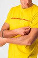 CASTELLI κοντομάνικα μπλουζάκια - VENTAGLIO TEE - κίτρινο