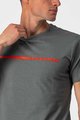 CASTELLI κοντομάνικα μπλουζάκια - VENTAGLIO TEE - γκρί
