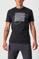 CASTELLI κοντομάνικα μπλουζάκια - MAURIZIO TEE - μαύρο/γκρί