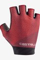 CASTELLI γάντια με κοντά δάχτυλο - ROUBAIX GEL 2 LADY - μπορντό
