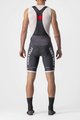 CASTELLI κοντά παντελόνια με τιράντες - COMPETIZION KIT - γκρί