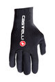 CASTELLI γάντια με μακριά δάχτυλα - DILUVIO C - μαύρο/κόκκινο