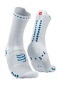 COMPRESSPORT κάλτσες κλασικές - PRO RACING 4.0 RUN - μπλε/λευκό