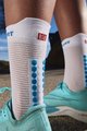 COMPRESSPORT κάλτσες κλασικές - PRO RACING 4.0 RUN - μπλε/λευκό