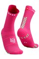 COMPRESSPORT κάλτσες κλασικές - PRO RACING 4.0 RUN - πράσινο/ροζ