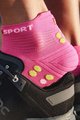 COMPRESSPORT καλτσάκια - PRO RACING 4.0 RUN - ροζ/πράσινο