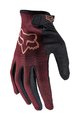 FOX γάντια με μακριά δάχτυλα - RANGER LADY - μαύρο/μπορντό