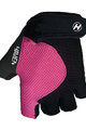 HAVEN γάντια με κοντά δάχτυλο - KIOWA SHORT - μαύρο/ροζ