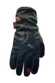HAVEN γάντια με μακριά δάχτυλα - KINGSIZE WINTER - μαύρο/κόκκινο