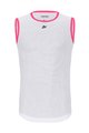 HOLOKOLO αμάνικα μπλουζάκια - AIR LADY - ροζ/λευκό