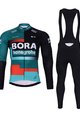 BONAVELO χειμερινή φανέλα και παντελόνι - BORA 2024 WINTER - κόκκινο/λευκό/μαύρο/πράσινο