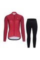RIVANELLE χειμερινό μπουφάν και παντελόνι - PERFORMANCE WINTER - μπορντό/μαύρο