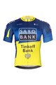 BONAVELO κοντή φανέλα και κοντό παντελόνι - SAXO BANK TINKOFF - κίτρινο/μπλε/μαύρο