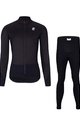 HOLOKOLO χειμερινό μπουφάν και παντελόνι - CLASSIC LADY - μαύρο
