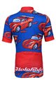 HOLOKOLO κοντή φανέλα και κοντό παντελόνι - CARS - κόκκινο/μαύρο/μπλε