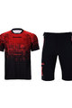 HOLOKOLO Φανέλα MTB και παντελόνι - INFRARED MTB - κόκκινο/μαύρο