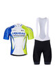 BONAVELO κοντή φανέλα και κοντό παντελόνι - LIQUIGAS CANNONDALE - μπλε/πράσινο/μαύρο